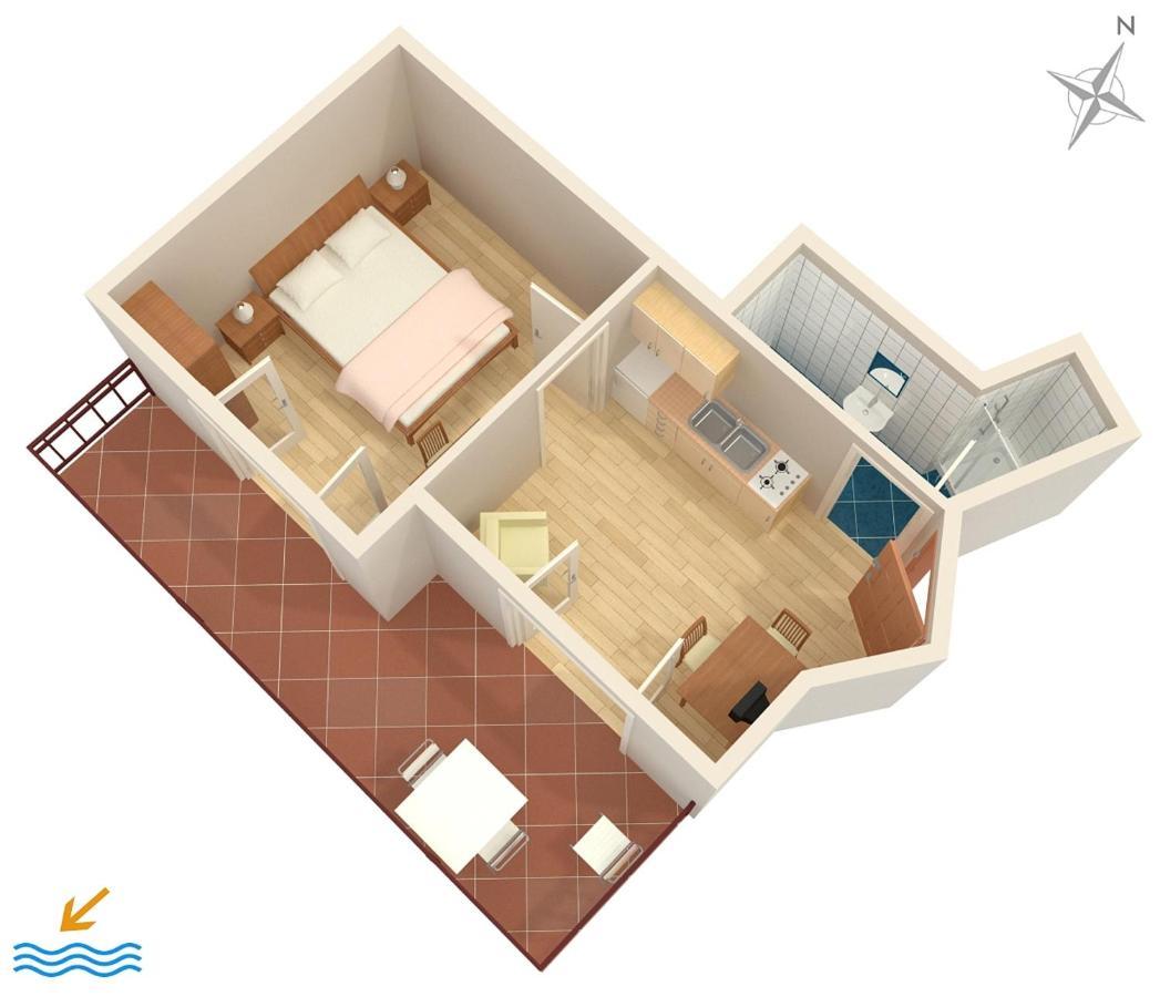 Apartments With A Parking Space Vodice - 7604 Luaran gambar